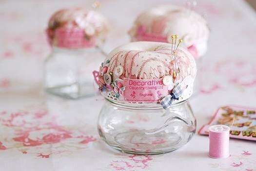 фото игольница из баночки своими руками